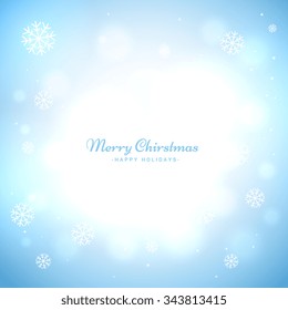 christmas snowflakes background