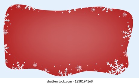 Christmas snowflakes background can use for design, Christmas concept, vector.
