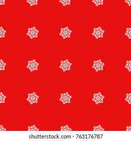 Christmas Snowflakes Background. Seamless Repeating Pattern