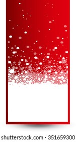 Christmas snowflakes background template for Your design. 
