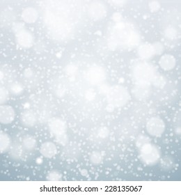 Christmas snowflakes background vector blue light abstract christmas