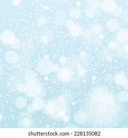 Christmas snowflakes background vector blue light abstract christmas