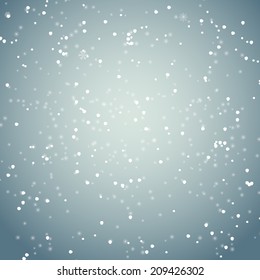 Christmas Snowflakes Background Vector Illustration 