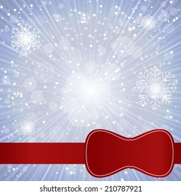 Christmas Snowflakes Background Vector Illustration