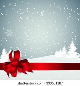 Christmas Snowflakes Background Vector Illustration