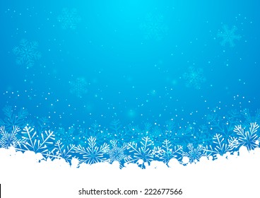 Christmas snowflakes background for Your design