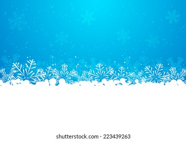 Christmas snowflakes background for Your design
