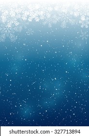 Christmas snowflakes background for Your design