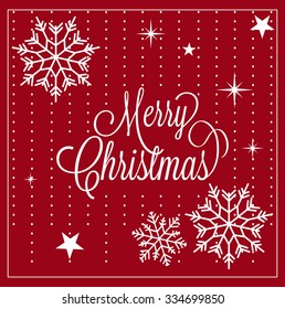 Christmas Snowflakes Composition
