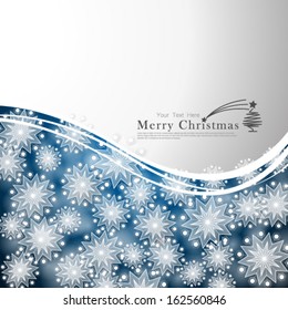 Christmas Snowflakes Design Background