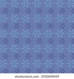 CHRISTMAS SNOWFLAKES DESIGN PATTERN TEXTURE BACKGROUND VECTOR