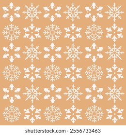 Christmas Snowflakes Design Pattern Texture