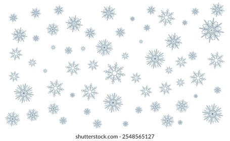 Christmas Snowflakes design Winter snow icon