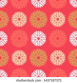 Christmas snowflakes. Ethnic boho seamless pattern. Lace. Embroidery on fabric. Patchwork texture. Traditional ornament. Tribal pattern. Folk motif. Can be used for wallpaper, textile, wrapping, web.
