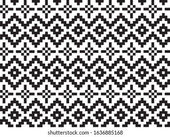 Christmas Snowflakes Fair Isle Seamless Pattern for website resources, graphics, print designs, fashion textiles, knitwear and etc.