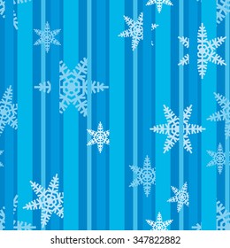 Christmas Snowflakes festive Pattern for Party and congratulation