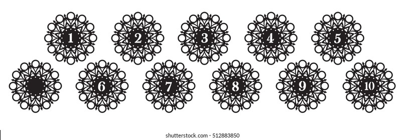 christmas snowflakes with figures- die cut pattern. Cutout silhouette panel. Fretwork oriental background. Laser cut pattern background vector.Vector ornamental panel.wood/Paper cutting