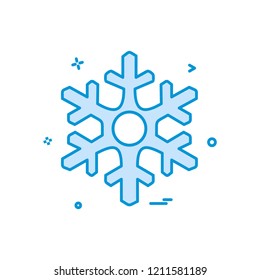 Christmas Snowflakes icon design vector