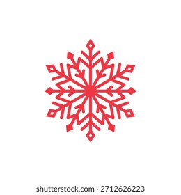 Navidades Snowflakes Icon diseño de Vector plano