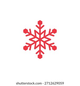 Christmas Snowflakes Icon flat vector design