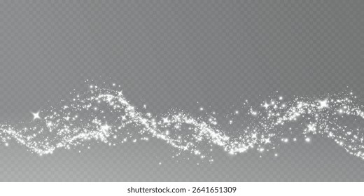 Christmas snowflakes on a transparent background. Snow flakes, snow background. Heavy snowfall, snowflakes in different shapes and forms.