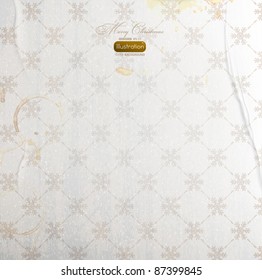 Christmas snowflakes pattern vector background. Eps 10.