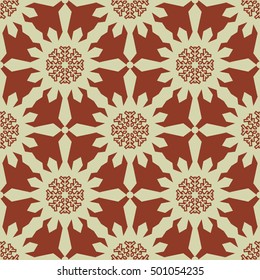 Christmas snowflakes seamless background.