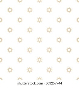 Christmas snowflakes seamless background. 