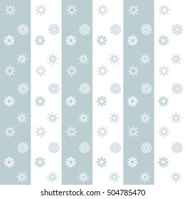 Christmas snowflakes seamless background. 