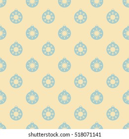 Christmas snowflakes seamless background.