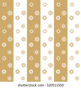 Christmas snowflakes seamless background. 