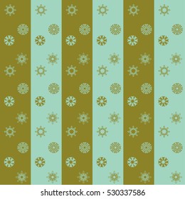 Christmas snowflakes seamless background. New year vector illustration.