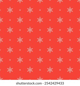 Christmas Snowflakes Seamless Pattern Background. Collection graphic art for your design Merry Christmas and Happy New Year.