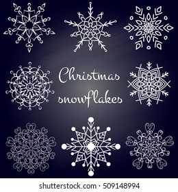 Christmas Snowflakes set