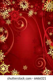 Copos de nieve de Navidad (vector). En la galería también está disponible la imagen de Jpeg XXL hecha a partir de este vector