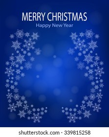 Christmas snowflakes. Vector illustration