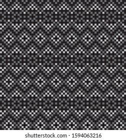 Christmas Snowflakes/Fair Isle Seamless Pattern for website resources, graphics, print designs, fashion textiles, knitwear and etc.