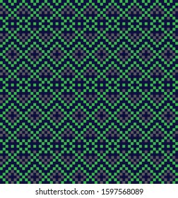Christmas Snowflakes/Fair Isle Seamless Pattern for website resources, graphics, print designs, fashion textiles, knitwear and etc.