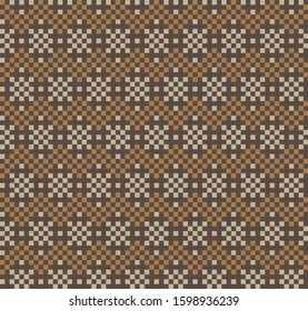 Christmas Snowflakes/Fair Isle Seamless Pattern for website resources, graphics, print designs, fashion textiles, knitwear and etc.
