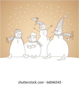  Christmas snowman