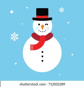 Christmas Snowman Card