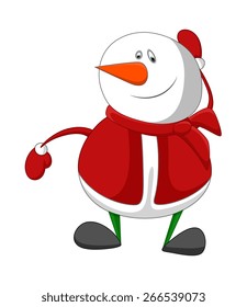 Christmas Snowman Character