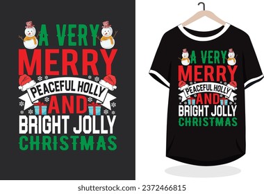 christmas snowman character with lettering t-shirt design...