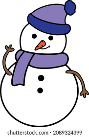 Christmas Snowman Decoration for T-shirt snowman set icon