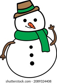 Christmas Snowman Decoration for T-shirt snowman set icon