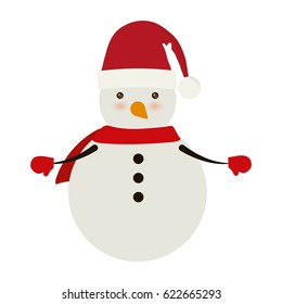 christmas snowman icon