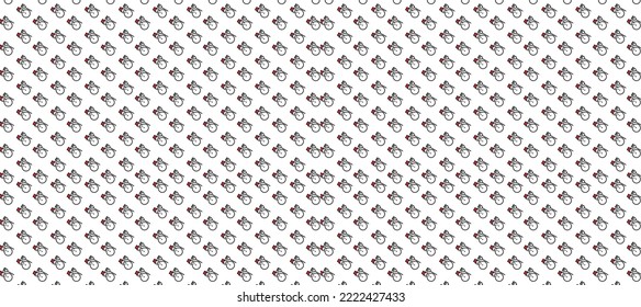 Christmas snowman pattern Design 221 wallpaper background vector