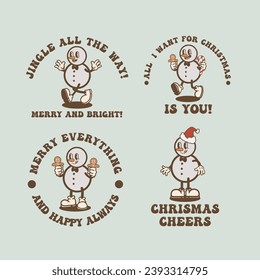 Christmas Snowman Retro Vintage Collection