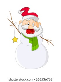 Christmas Snowman Santa