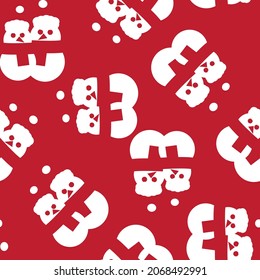 Diseño de patrón impecable de Snowman de Navidad para gráficos de sitios web, textil de moda
